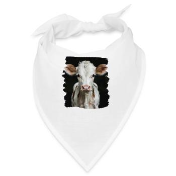 Kühe Kuh - Bandana - Weiß - Vorne