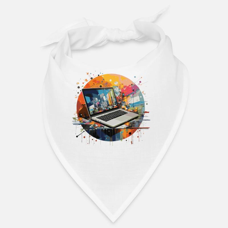 Laptop Calculator Computer Bandana