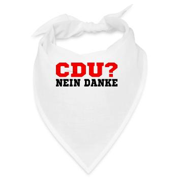 Cdu - Bandana - Weiß - Vorne