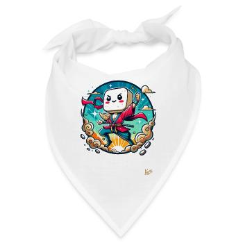 Helden Sushi - Bandana - Weiß - Vorne