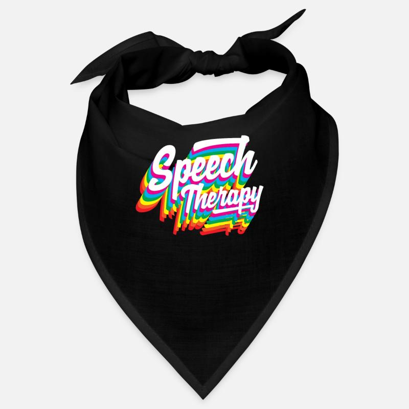 Sprachtherapeut Regenbogen Design Bandana
