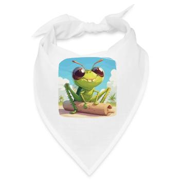 Grillen Grille - Bandana - Weiß - Vorne