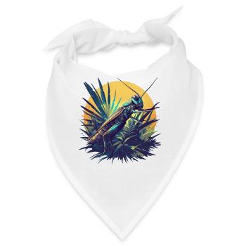 Grillen Grille - Bandana - Weiß - Vorne