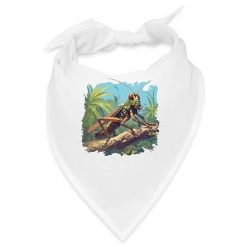 Grillen Grille - Bandana - Weiß - Vorne