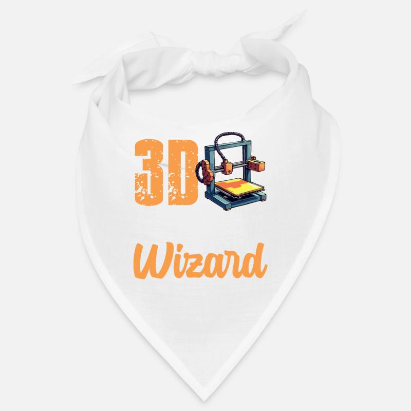 3D Printing Wizard 3d-drucker-humor Bandana