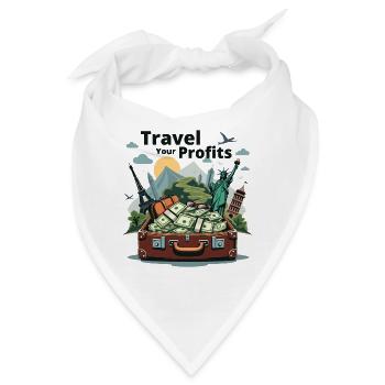 AUF REISE - Bandana - Weiß - Vorne