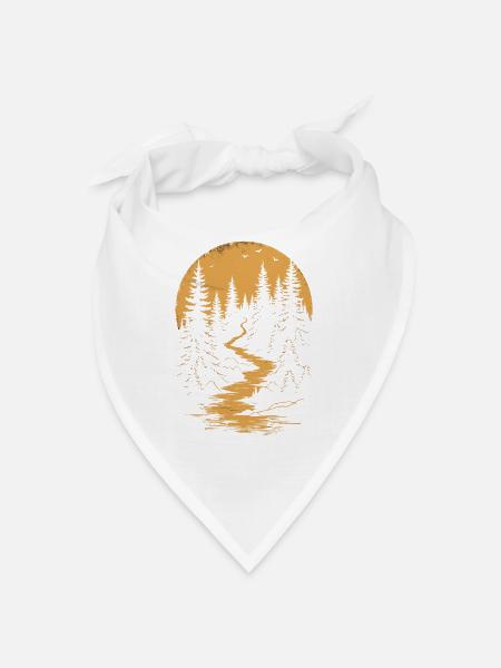 Des trails de course pour les amateurs de trail running - Bandana - blanc