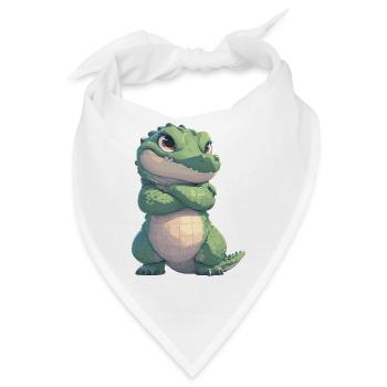 Krokodile Krokodil - Bandana - Weiß - Vorne