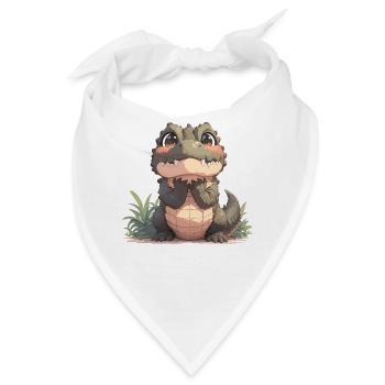 Krokodile Krokodil - Bandana - Weiß - Vorne