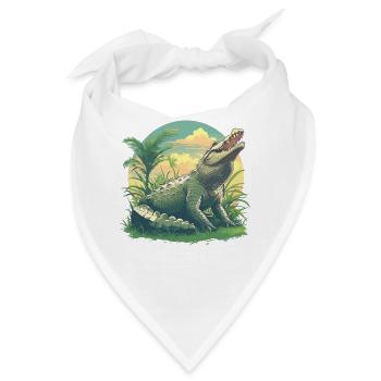 Krokodile Krokodil - Bandana - Weiß - Vorne