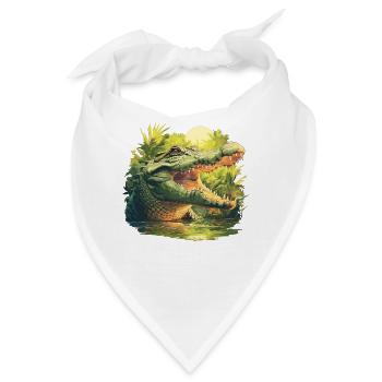 Krokodile Krokodil - Bandana - Weiß - Vorne