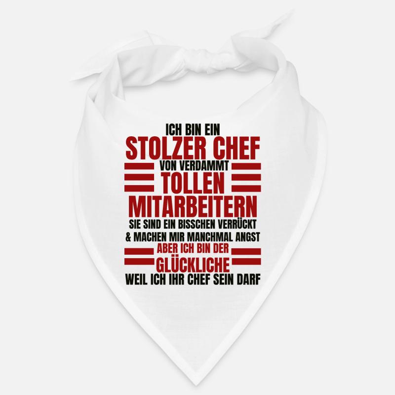 Ich Bin Ein Stolzer Chef Geburtstag Geschenk Bandana