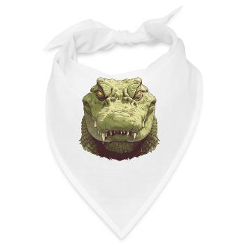 Krokodile Krokodil - Bandana - Weiß - Vorne