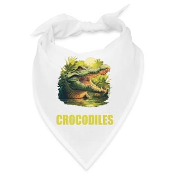 Krokodile Krokodil - Bandana - Weiß - Vorne