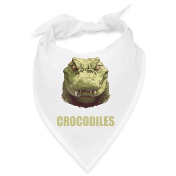 Krokodile Krokodil - Bandana - Weiß - Vorne