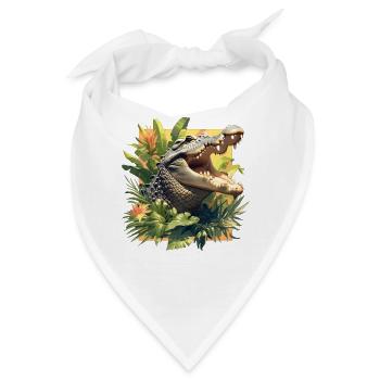 Krokodile Krokodil - Bandana - Weiß - Vorne
