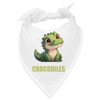 Krokodile Krokodil - Bandana - Weiß - Vorne