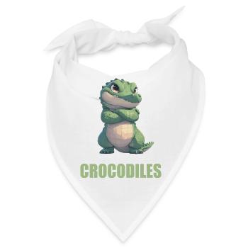 Krokodile Krokodil - Bandana - Weiß - Vorne