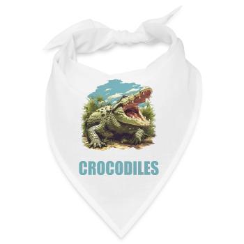 Krokodile Krokodil - Bandana - Weiß - Vorne