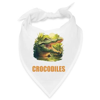 Krokodile Krokodil - Bandana - Weiß - Vorne