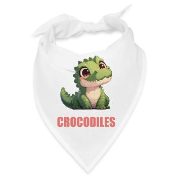 Krokodile Krokodil - Bandana - Weiß - Vorne