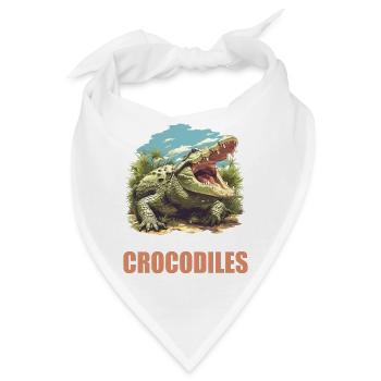 Krokodile Krokodil - Bandana - Weiß - Vorne