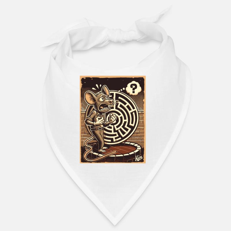 Pas d’issue, un labyrinthe et un rat perplexe Bandana