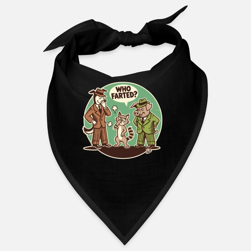 Qui a pété ? Chat, chien ou cochon Bandana