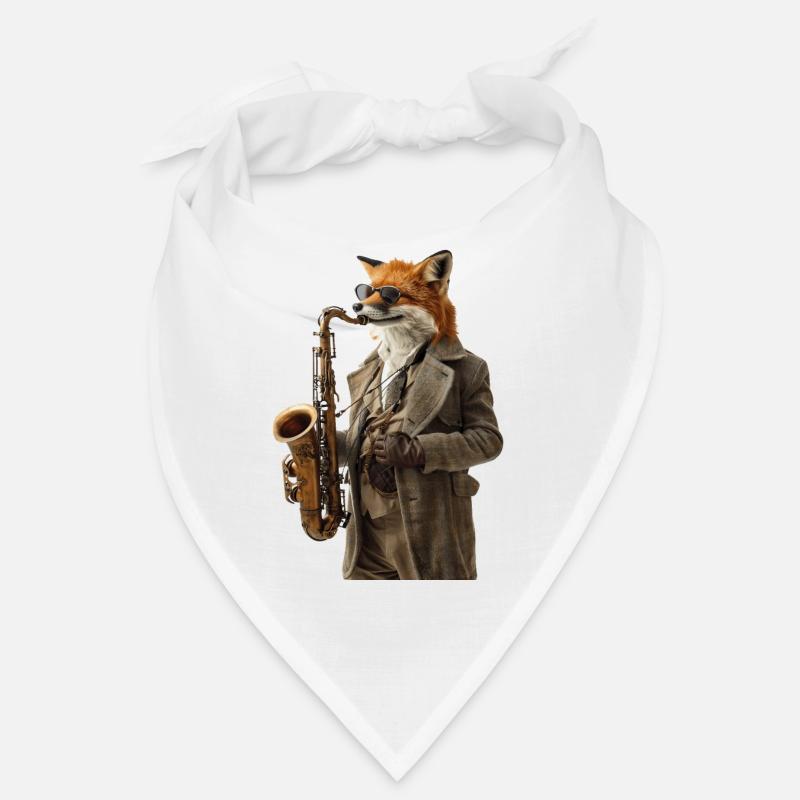 Fox Saxophon Bandana