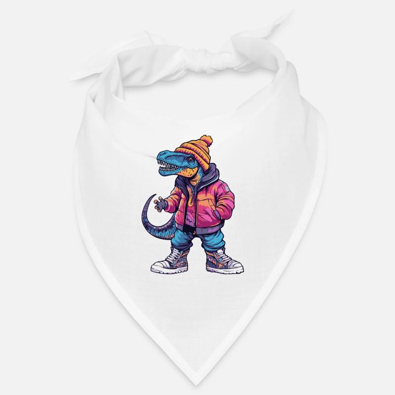 Dinosaure T-Rex Mode Hiver Bandana
