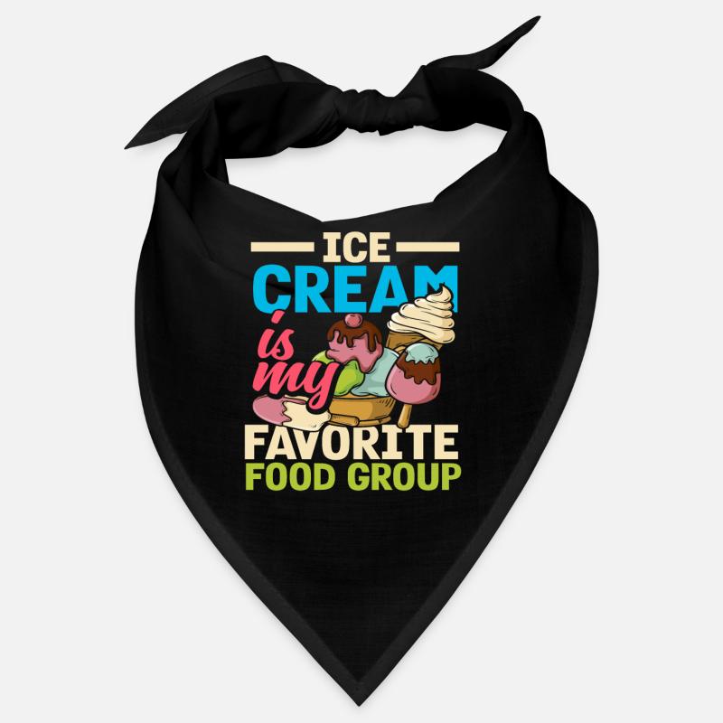 La crème glacée est ma saveur préférée Bandana