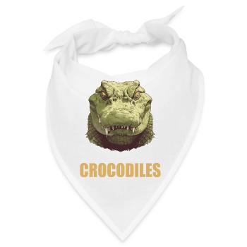 Krokodile Krokodil - Bandana - Weiß - Vorne