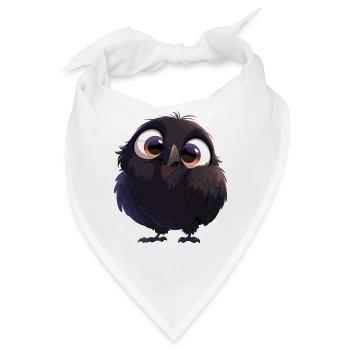 Krähen Krähe - Bandana - Weiß - Vorne