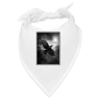 Krähen Krähe - Bandana - Weiß - Vorne