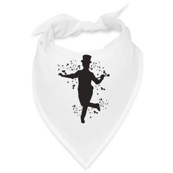 Stepptänzer Stepptanzen Kinder Stepptanz - Bandana - Weiß - Vorne