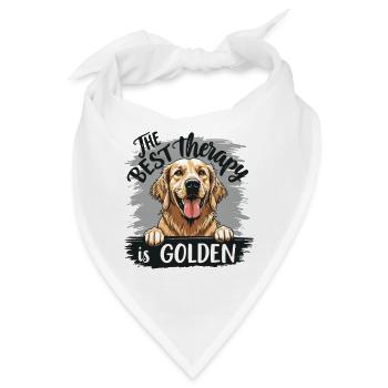 GOLDEN - Bandana - Weiß - Vorne