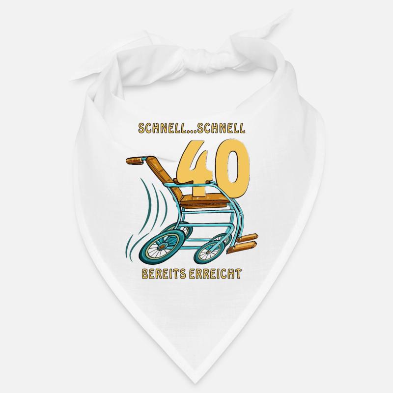 AIDE À LA MARCHE RAPIDE... FAST 40 DÉJÀ ATTEINT Bandana