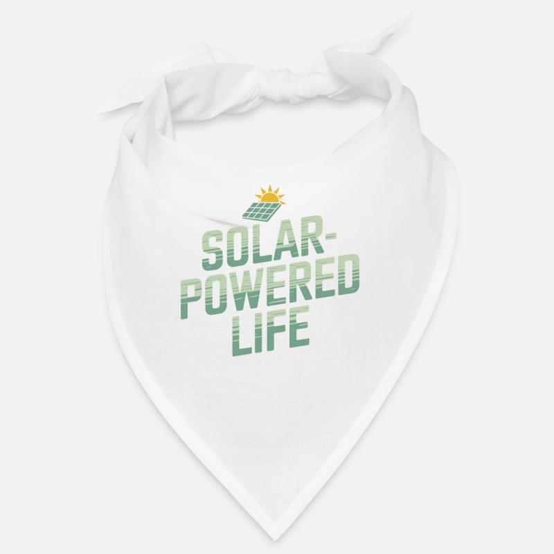 Énergie solaire Énergie renouvelable Mode de vie durable Bandana
