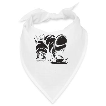 Stepptänzer Stepptanzen Kinder Stepptanz - Bandana - Weiß - Vorne
