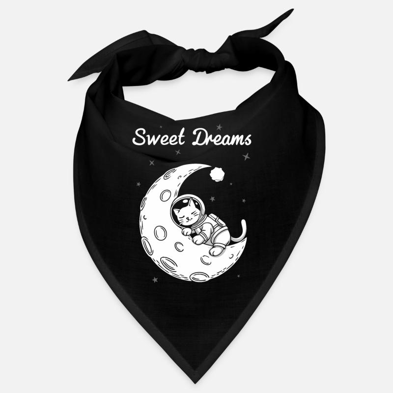 CATS SLEEP ON THE MOON Bandana