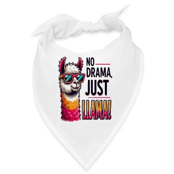 Llama - Bandana - Weiß - Vorne