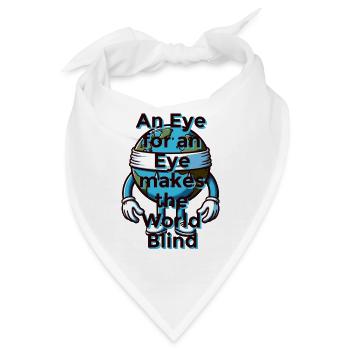 Auge um Auge - Bandana - Weiß - Vorne