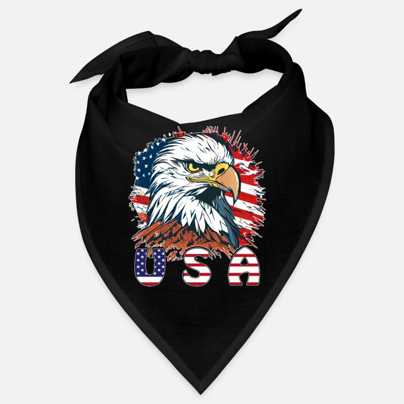 PYGARGUE À QUEUE BLANCHE USA CONTOUR Bandana
