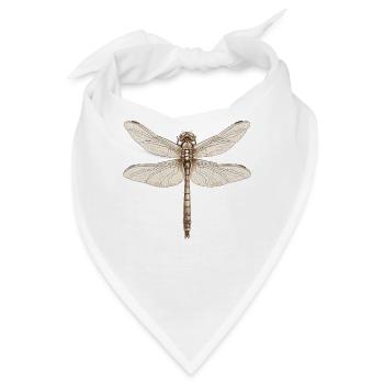 Libellen Libelle - Bandana - Weiß - Vorne