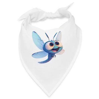 Libellen Libelle - Bandana - Weiß - Vorne