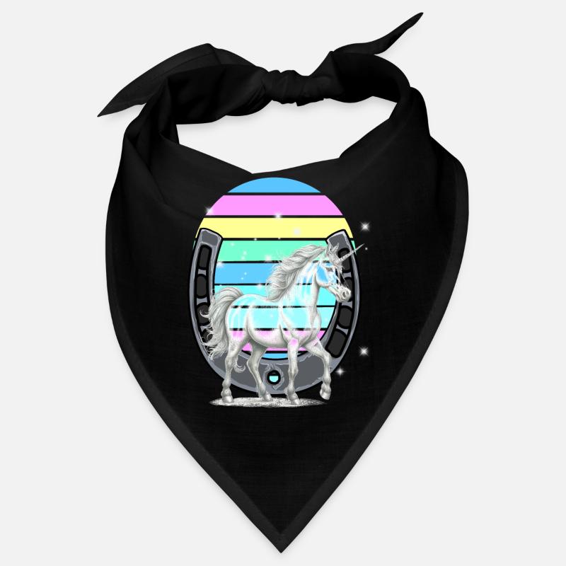 Einhorn Einhörner Regenbogen Pferd Pferde Bandana