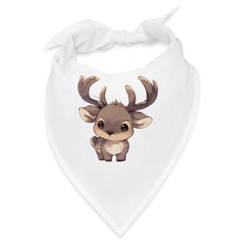 Elche Elch - Bandana - Weiß - Vorne