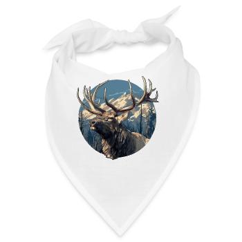 Elche Elch - Bandana - Weiß - Vorne