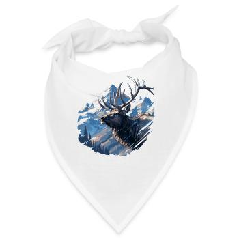 Elche Elch - Bandana - Weiß - Vorne
