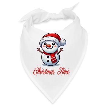 snowman christmas - Bandana - Weiß - Vorne
